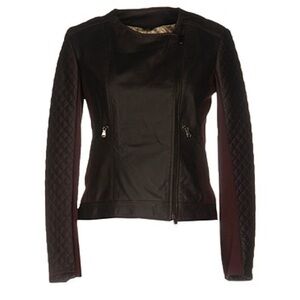 NWT Street Leathers Deep Purple Leather Jacket sz M